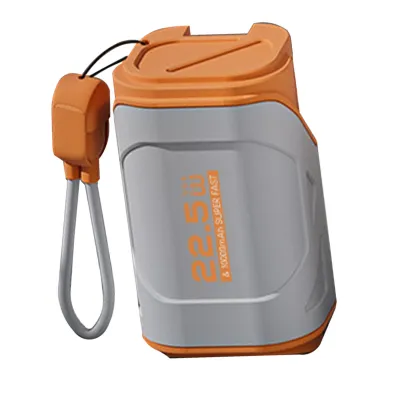 Produktbild von 10000mAh Power Bank,USB C tragbares Ladegerät,Wall Plug tragbares Ladegerät,Externes Akkupack,Handy USB C Akkupack,Reise Power Bank,Tragbares Handy Ladegerät