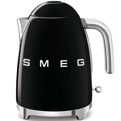 Produktbild von SMEG Wasserkocher Edelstahl 1,7 L Fassung, 2400 W, Wasser Kocher, 2400,00 W, 360° Basis, BPA- Frei, elektrischer Schwarz