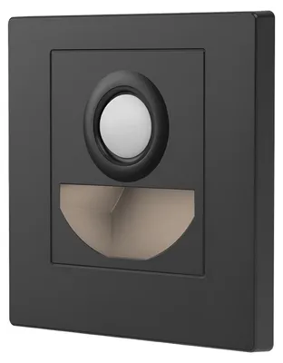 Produktbild von Braytron LED Wandeinbauleuchte Treppenlicht Step Schwarz 1,5W 90lm CCT 3000-6500K Sensor