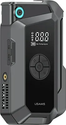 Produktbild von Usams Jumpstarter Powerbank 8000Mah + Eingebaute Taschenlampe Schwarz/Schwarz Zb287