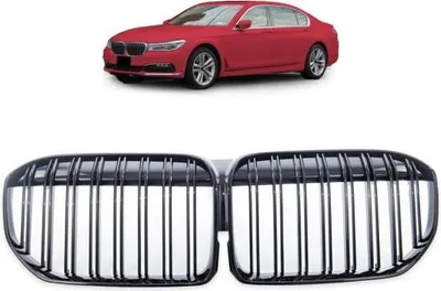 Zdjęcie produktu dla Kratka chłodnicy DOPPELSTEG – pasuje do BMW serii 7 G11, G12 LCI od 2019 r. – czarna, błyszcząca