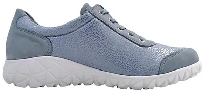 Imagen del producto de Zapatos deportivos para mujer Waldläufer Havy Soft, tipo cordones, color azul, ideales para uso diario y actividades de ocio