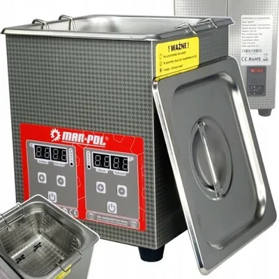 Obrázek produktu pro Ultrazvuková čistička 2L 220W Ultrazvuková čistička Ultrazvuková čistička + koš STERILIZÁTOR