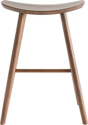 Produktbild von Miliboo - Design-Barhocker Nussbaum 65cm DEMORY