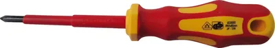 Produktbild von WGB 15959 VDE Kreuz Schraubendreher Schraubenzieher isoliert bis 1000V PH 0/60