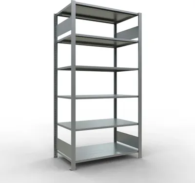 Produktbild von Büroregal Stecksystem Grundregal - 2000x1000x600 mm, Typ 150 kg