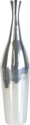Produktbild von Aluminiumvase 'Bottle' M - Hoch, Dekoration, Blumenvase und Tischvase Dekovase