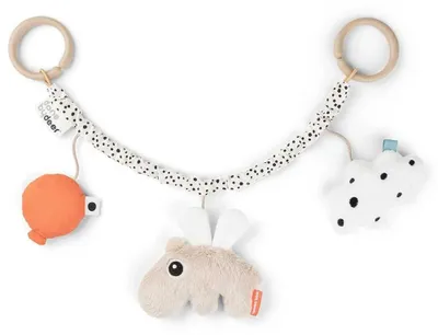 Produktbild von DONE BY DEER Kinderwagenkette Happy clouds Sand sand