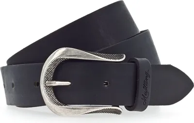 Produktbild von MUSTANG Leder Gürtel Belt 3.0 W110 Black schwarz