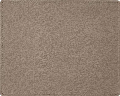 Produktbild von Mauspad Echtes Leder Taupe Grau cm 25x20 - Mousepad Eckige Ecken - Handwerkliche Nähte - Hergestellt in Italien