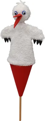 Obrázok produktu pre Maňuška na tašku Bocian 36 cm Viacfarebná, 12364B