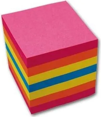 Obrázok produktu pre Špalíček farebný, 700 lístkov, 9 x 9 x 9 cm