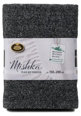Produktbild von Wohndecke Mishka mit Fransen W.F.Gözze