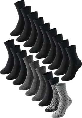 Produktbild von Schiesser Damen 9 Pack Damensocken sortiert 1 Pack (Mehrfach) Gr. 403
