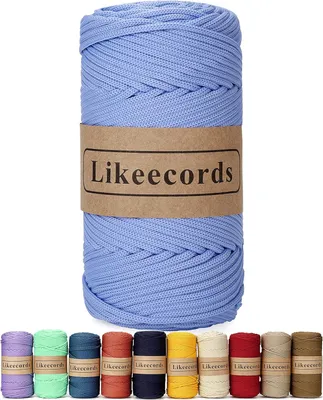 Productafbeelding van Famanu polyestergaren, 4 mm - 130 meter, geschikt voor haken en macramé