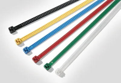 Zdjęcie produktu dla Hellermann Tyton LR55R, Zwalniana opaska kablowa, Poliamidowy, Czarny, 5 cm, 245 N, V2