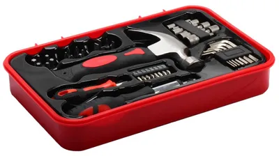 Produktbild von SCHMIDT security tools Werkzeug Set TS-43 Handwerkzeug Box 43-teilig