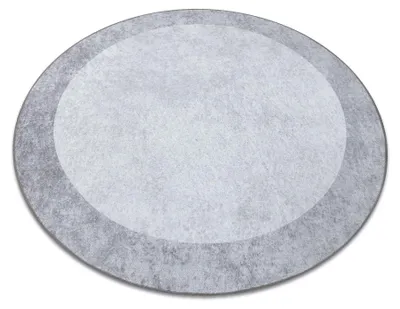 Image de Tapis lavable MIRO 51648.802 cercle Marbre antidérapant - gris clair gris cercle 80 cm
