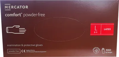 Obrázok produktu pre Mercator Latex Handschuhe comfort (100 kusov)