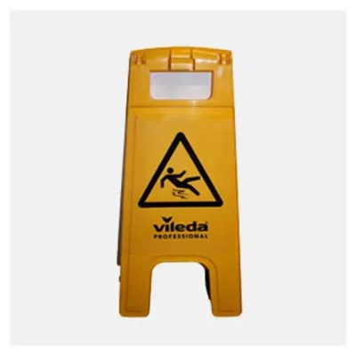 Produktbild von 6x Vileda Warnschild Rutschgefahr - 1 Stück | Packung (1 Stück)