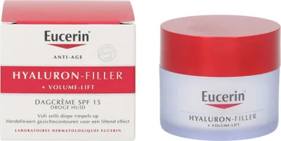 Produktbild von Eucerin Filler +Volume-Lift Day Cream SPF15, Tagescreme, Frauen, trockene Haut, Gesicht, Anti-Aging, Anheben, 50 ml