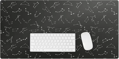 Produktbild von Konstellationsmuster – Schreibtischunterlage – Rutschfeste Tischunterlage – Schreibtischmatte für Büro & Zuhause – Schreibunterlage – Mauspad – Tischmatte – 90 x 45 cm