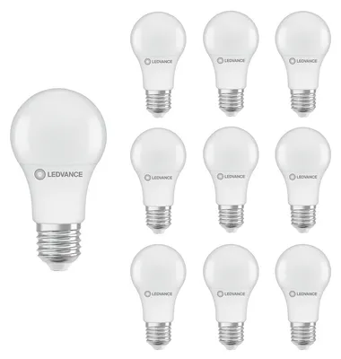 Produktbild von 10 x Ledvance LED A60 Birne 8W = 60W E27 806lm matt warmweiß 2700K
