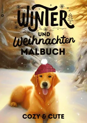Produktbild von Malbuch Weihnachten für Erwachsene - Malbuch Winter für Erwachsene, Frauen, Jugendliche