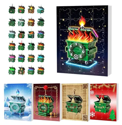 Obrázok produktu pre Vianočný ozdoba – adventný kalendár – 2D dekorácia na 24 dní