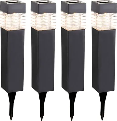 Produktbild von GLOBO Solarleuchte Garten Weg 4er Set Solarlampe Außen Außenleuchte 33269-4