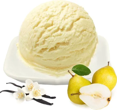 Immagine prodotto di Gelato in polvere alla vaniglia pera low carb vegan senza zucchero e senza lattosio 1 kg