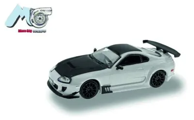 Produktbild von Herpa 87MC000017 - 1/87 MicroCity: Toyota Supra, silber (1993-2002) - Neu