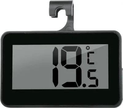 Produktbild von Kühlschrank-Hängethermometer, LCD-Display, wasserdicht, digitales Gefrierschrankthermometer, batteriebetrieben, hochpräzises Kühlschranktemperaturmessgerät