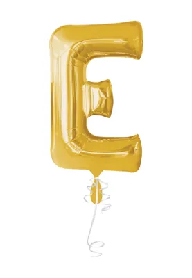 Immagine prodotto di Palloncino in foil lettera E oro - 88 cm
