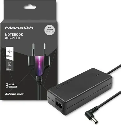 Produktbild von Qoltec 50073.65W Netzteil & Spannungsumwandler Indoor Schwarz