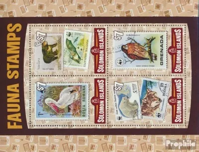 Produktbild von Briefmarken Salomoninseln 2016 Mi 3621-3624 Kleinbogen (kompl. Ausg.) postfrisch Fauna