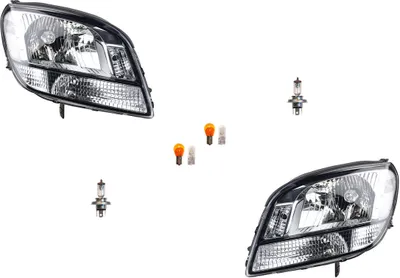 Produktbild von Scheinwerfer passend für Chevrolet Orlando 02/11- Leuchtmittel Set Li Re 95025585 95025586 Johns