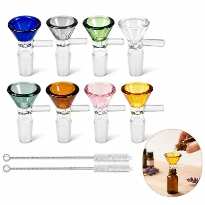 Produktbild von Wiederverwendbare Mini Trichter aus Glas im Set, Praktische Einfüllhilfe für Küche Haushalt Bastelprojekte und Flüssigkeiten