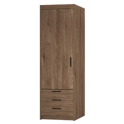 Produktbild von AX LIVING Schlafzimmer Schrank Storicos 1T3S Eiche Lefkas 59,9cm breit