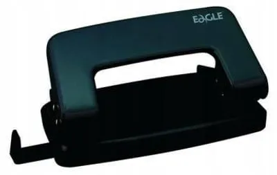 Produktbild von Eagle 709R Schreibtisch-Locher 8 Blatt schwarz