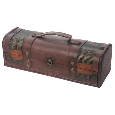 Produktbild von HMF Weinbox aus Holz im Vintage-Design, Portugal, VWB-PRT-QF-01