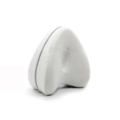 Immagine prodotto di Cuscino per ginocchio per letto - Bianco - Cuscino ortopedico per ginocchio - Cuscino per gamba - Cuscino laterale per letto - Cuscino laterale per letto - Disturbi dell'anca