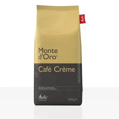 Produktbild von Melitta Monte d'Oro Cafe Creme mild - 1kg Kaffeebohnen