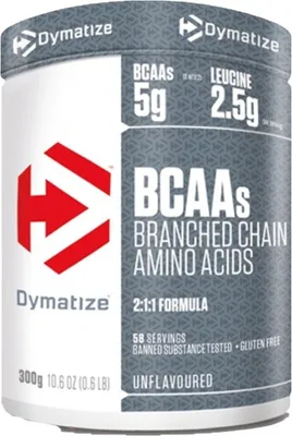 Immagine prodotto di DYMATIZE Aminoacidi essenziali BCAA L-Leucina Isoleucina Valina in polvere 300 g