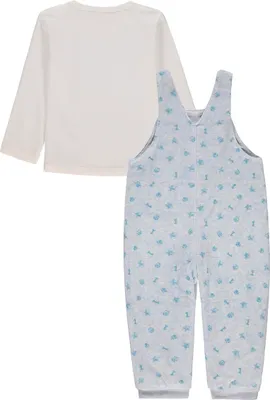 Obrázek produktu pro Souprava Dungaree + tričko s rukávem 1/1