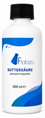 Produktbild von Buttersäure hochrein – 1 × 500 ml  – Laborqualität – Butyric Acid