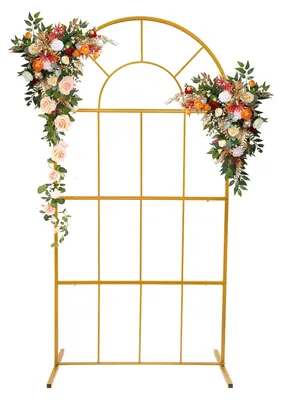 Produktbild von Hintergrundständer, langlebiges Metalldesign, vielseitig für Veranstaltungen, Gold, M