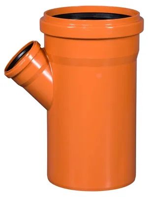 Produktbild von PVC-Abzweigrohr Osma KGEA 45°, DN 250 x 110, orange