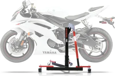 Zdjęcie produktu dla Stojak centralny CS Power Evo do Yamaha YZF-R6 06-20 czerwony