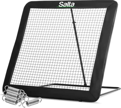 A rebounder with springs on a white background.
